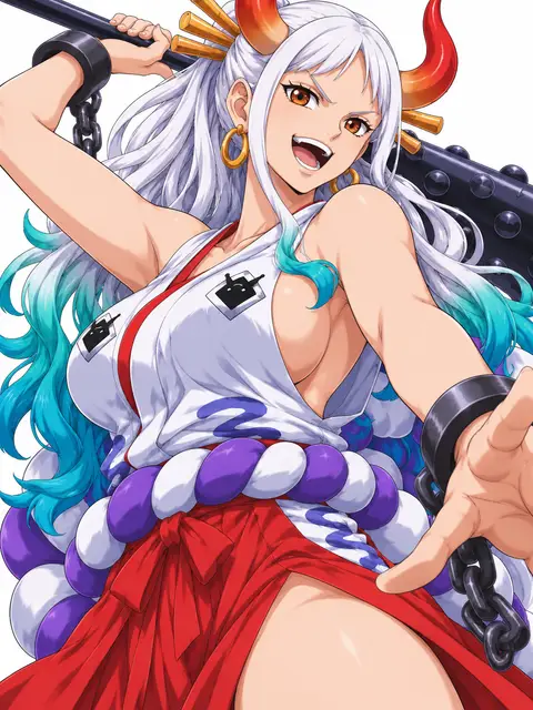 Yamato from One Piece — anime artwork on AniPins