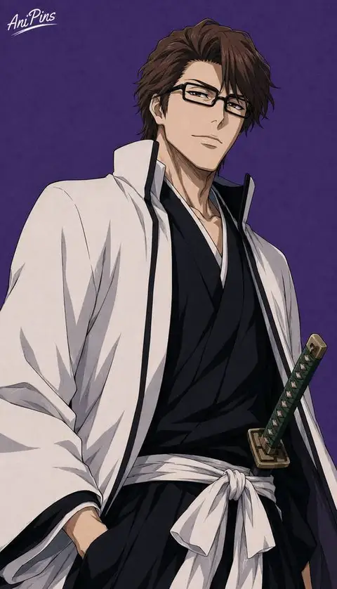 Sosuke Aizen from Bleach — anime artwork on AniPins