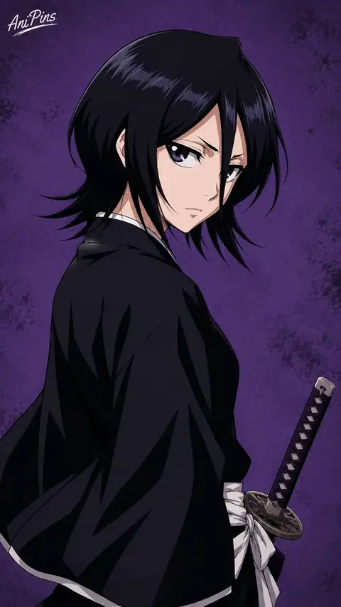 Rukia Kuchiki from Bleach — anime artwork on AniPins