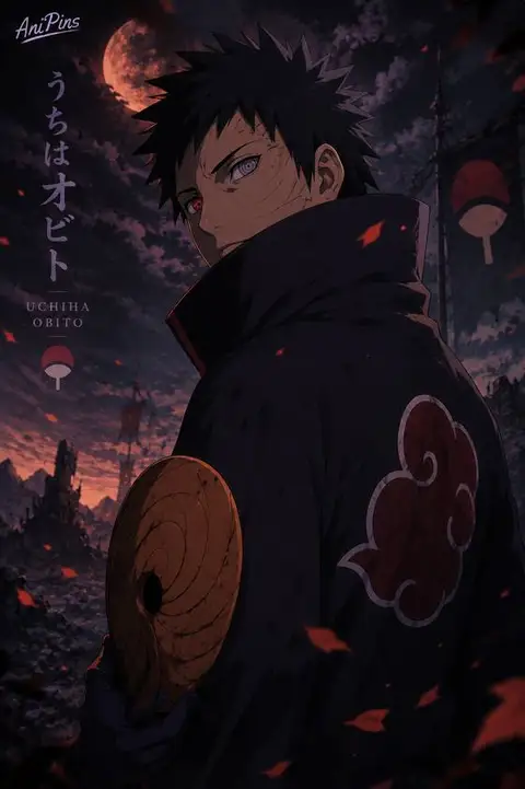 Obito Uchiha from Naruto — anime artwork on AniPins