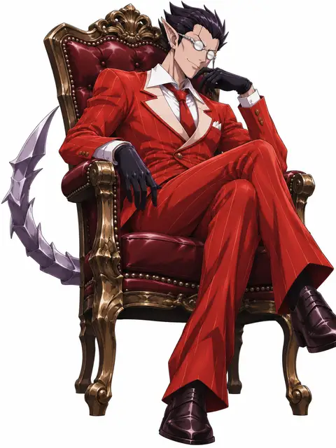 Demiurge from Overload — anime artwork on AniPins
