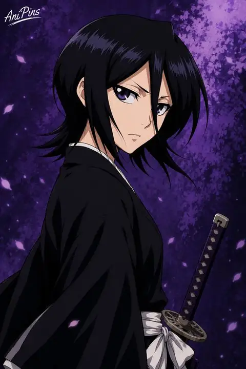 Rukia Kuchiki from Bleach — anime artwork on AniPins