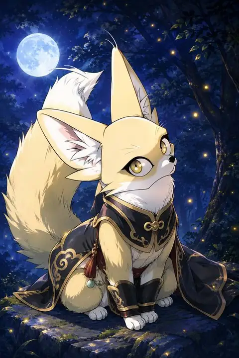 Goldy from Chronicles of the Demon Faction — anime artwork on AniPins