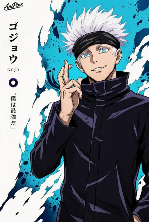Satoru Gojo from Jujutsu Kaisen — anime artwork on AniPins
