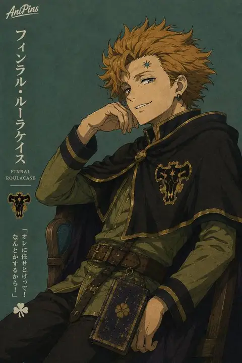 Finral Roulacse from Black Clover — anime artwork on AniPins