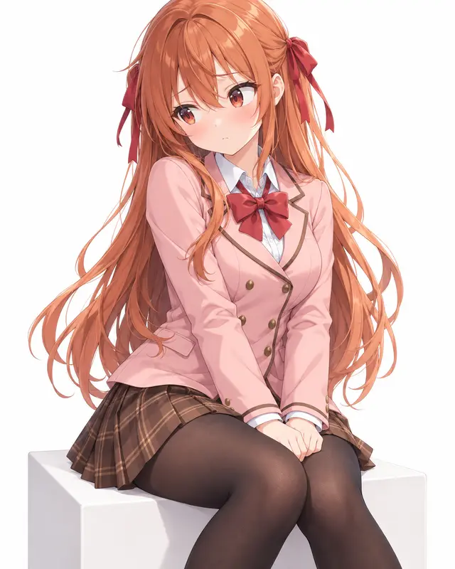 Akari Hiodishi from you can't be in a rom-com with your childhood friends — anime artwork on AniPins