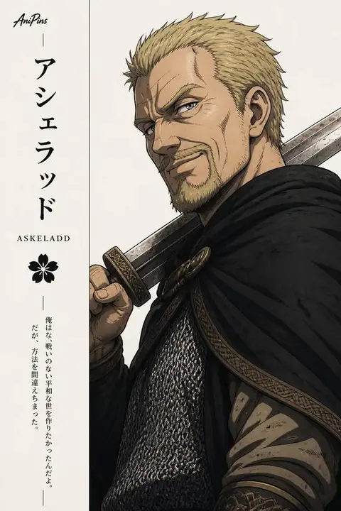 Askeladd from Vinland Saga — anime artwork on AniPins
