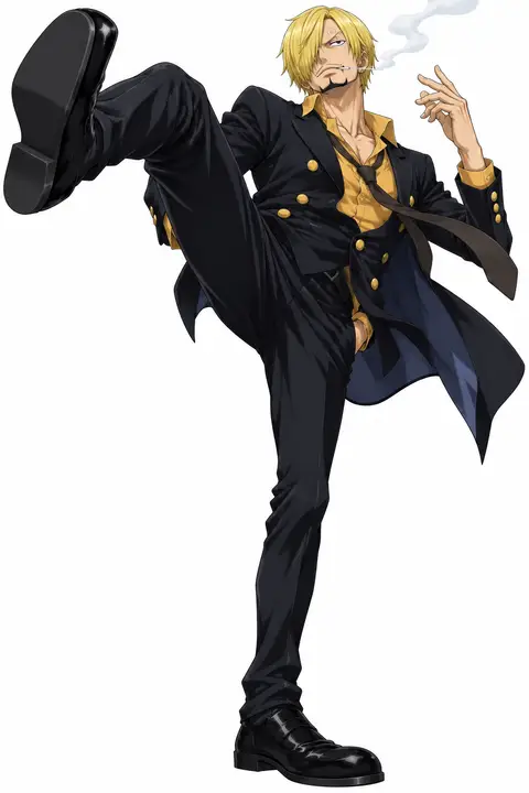 Sanji from One Piece — anime artwork on AniPins