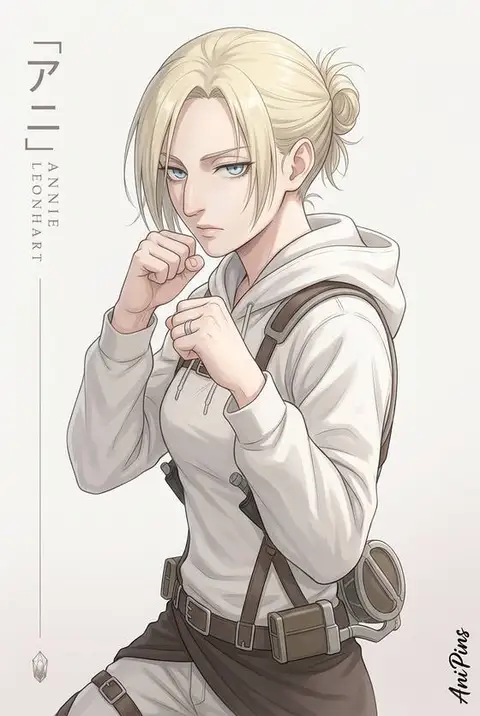 Annie Leonhart from Attack on Titan — anime artwork on AniPins