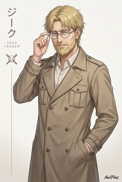 Zeke yeager from Attack on Titan — anime artwork on AniPins