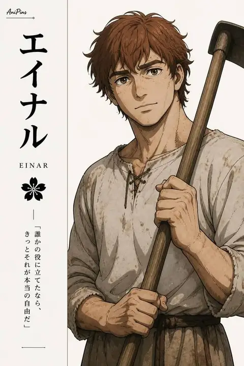 Einar from Vinland Saga — anime artwork on AniPins