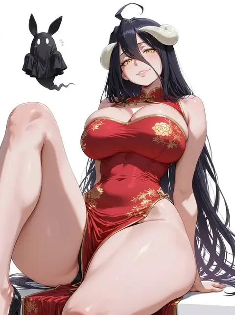 Albedo from Overload — anime artwork on AniPins