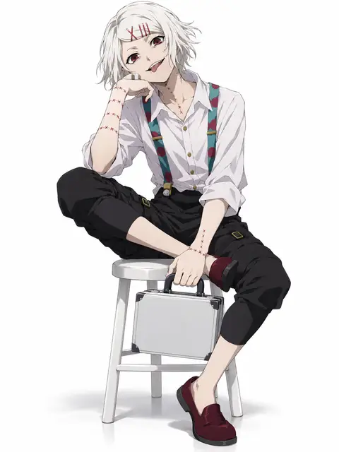 juuzou suzuya from Tokyo Ghoul — anime artwork on AniPins