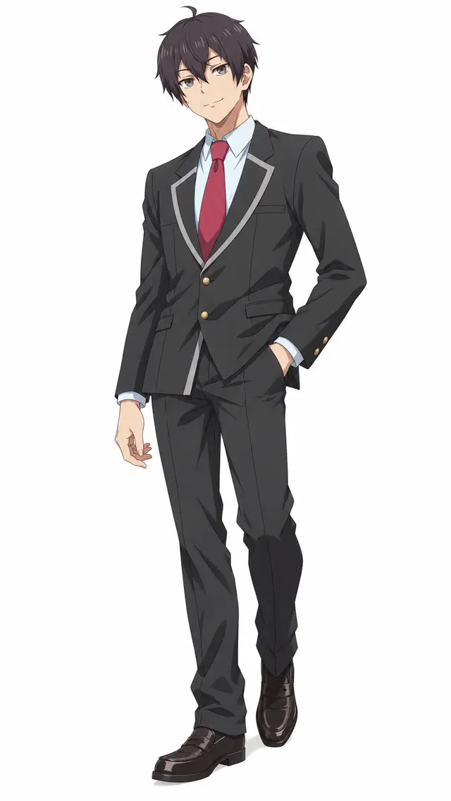 Leon Fou Bartfort from Trapped in a Dating Sim — anime artwork on AniPins