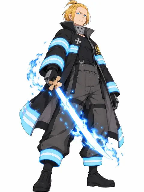 Arthur Boyle from Fire Force — anime artwork on AniPins