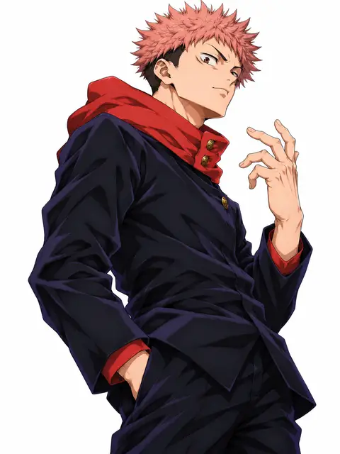 Yuji Itadori from Jujutsu Kaisen — anime artwork on AniPins