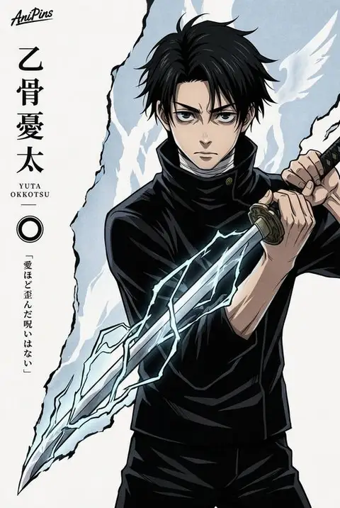 Yuta Okkotsu from Jujutsu Kaisen — anime artwork on AniPins
