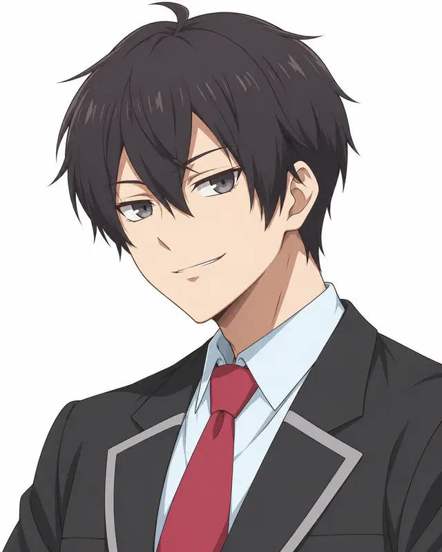 Leon Fou Bartfort from Trapped in a Dating Sim — anime artwork on AniPins