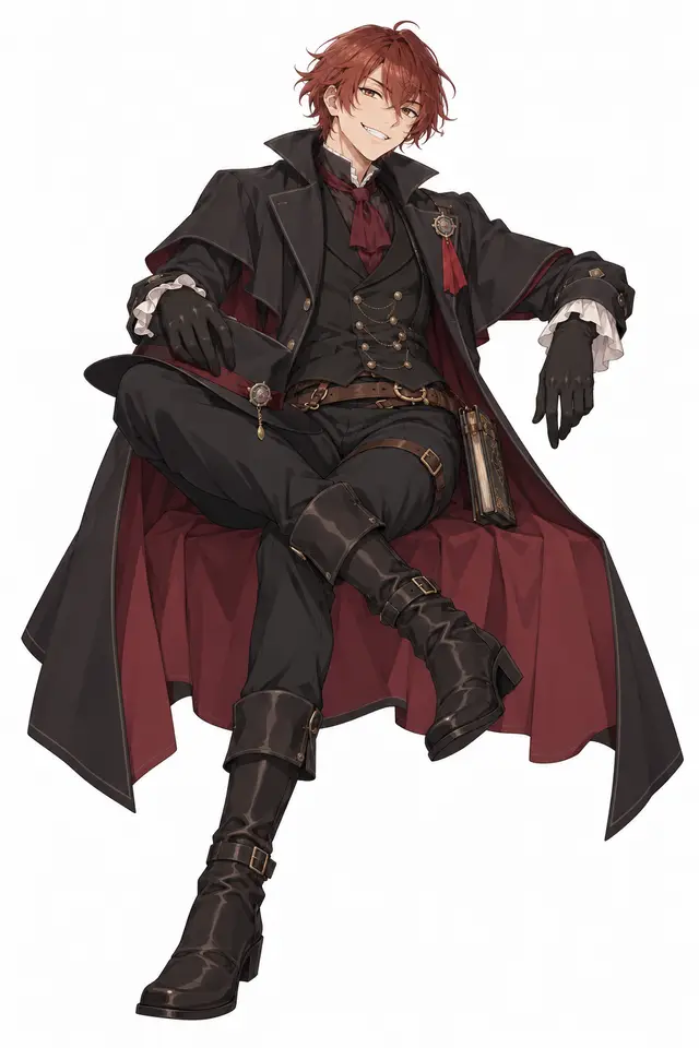 Dante from Case study of Vanitas — anime artwork on AniPins