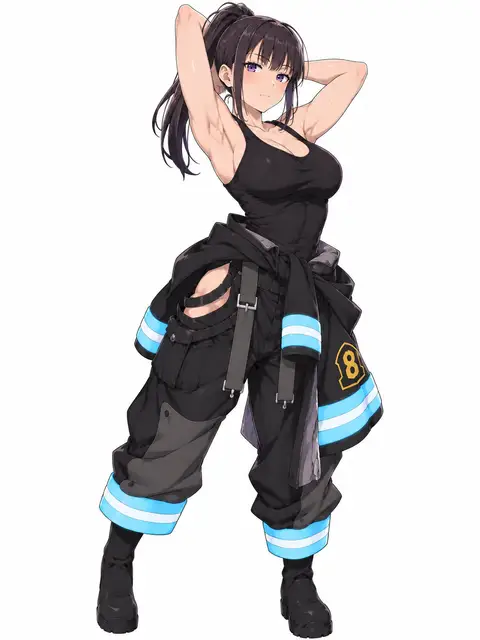 Maki Oze from Fire Force — anime artwork on AniPins