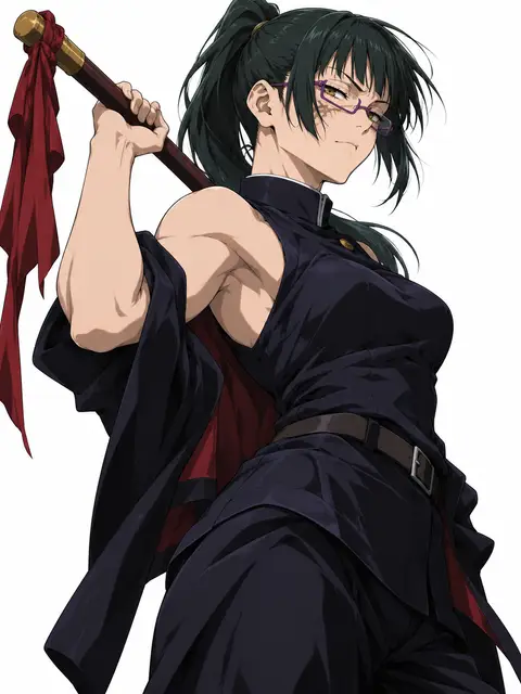 Maki Zenin from Jujutsu Kaisen — anime artwork on AniPins