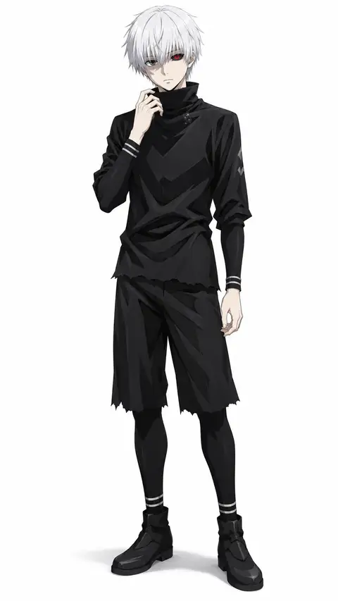ken kaneki from Tokyo Ghoul — anime artwork on AniPins