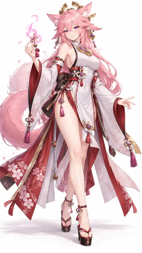 Yae from Genshin Impact — anime artwork on AniPins