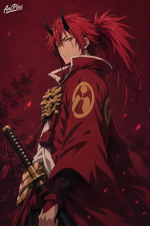 Benimaru from That Time I Got Reincarnated as a Slime — anime artwork on AniPins
