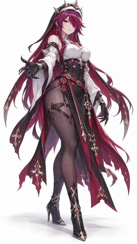 Rosaria from Genshin Impact — anime artwork on AniPins