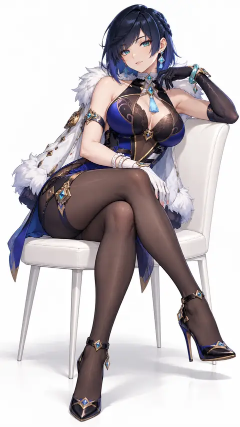 Yelan from Genshin Impact — anime artwork on AniPins