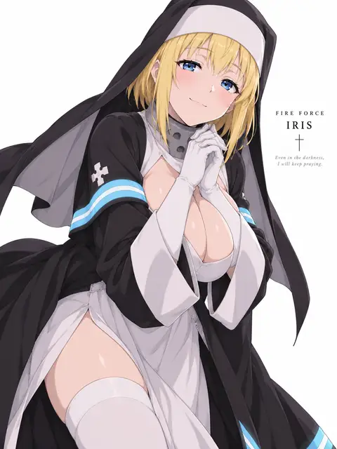 Iris from Fire Force — anime artwork on AniPins