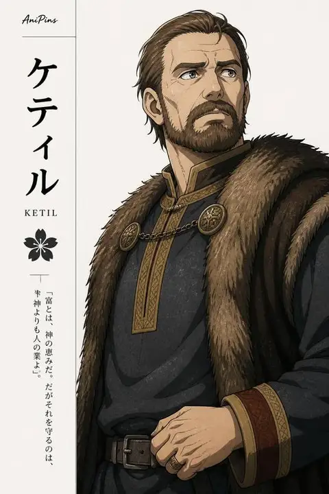 Ketli from Vinland Saga — anime artwork on AniPins